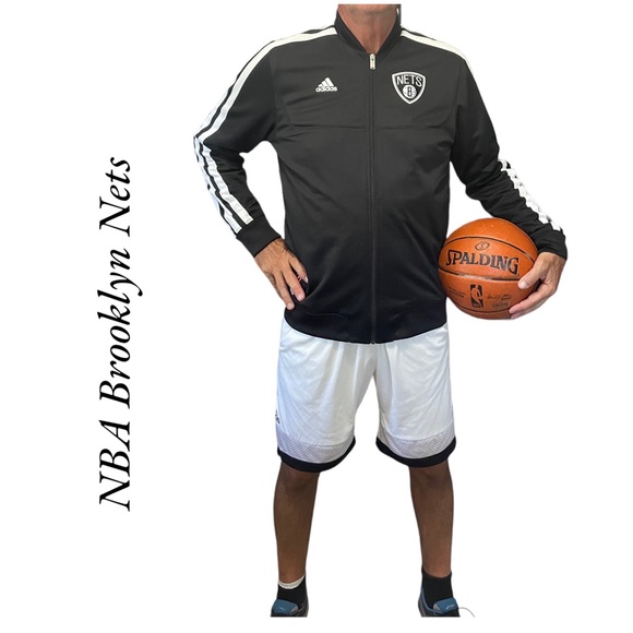 Adidas x NBA Brooklyn Nets 2012 Throwback Player Warmup Jacket - Picture 1 of 16